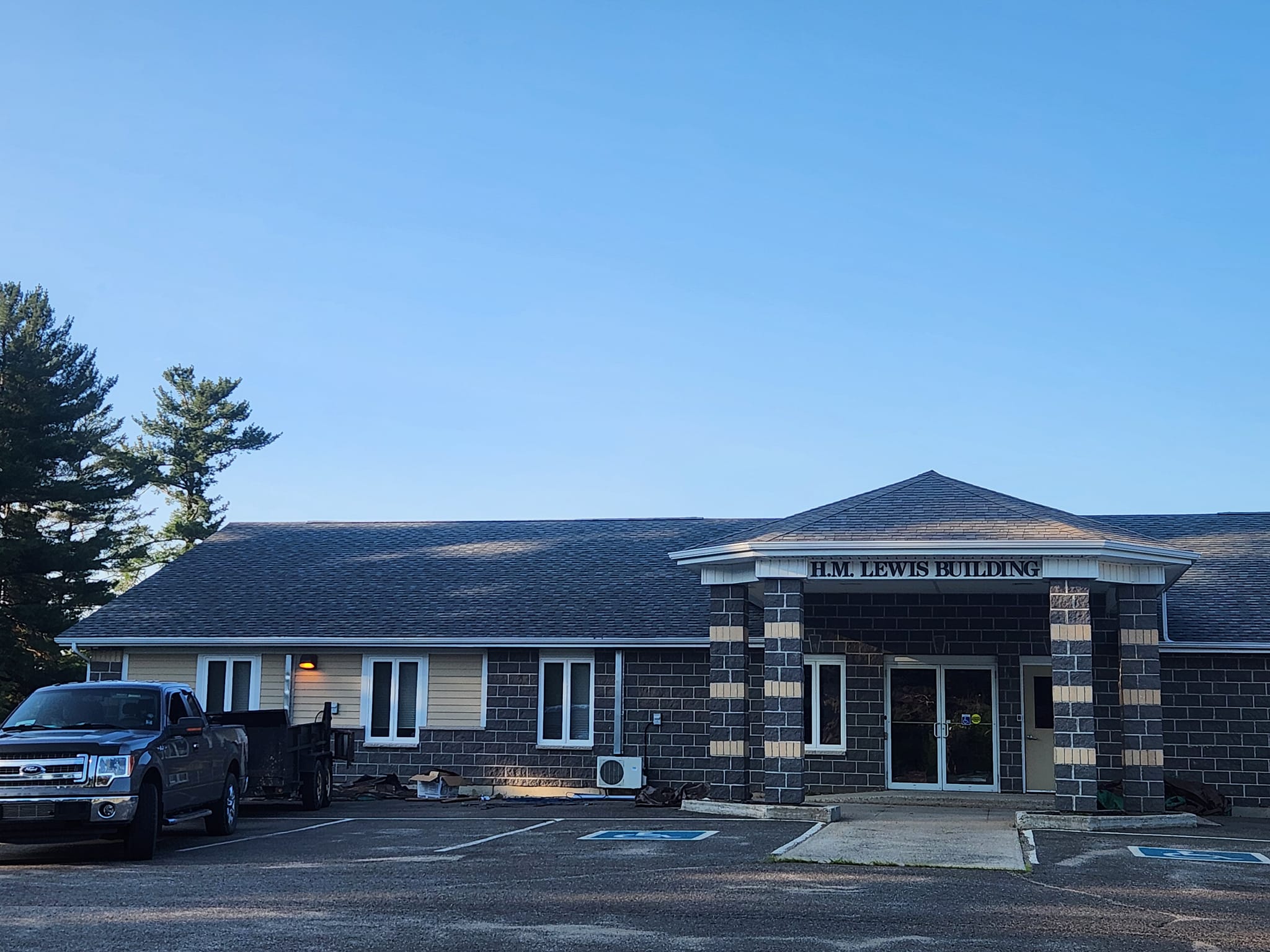 Completed roofing project